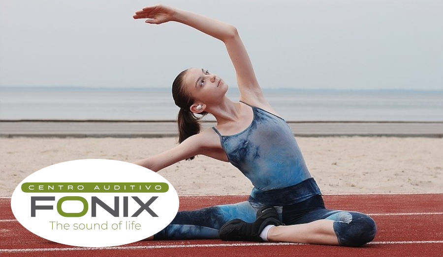 Deporte con audífonos