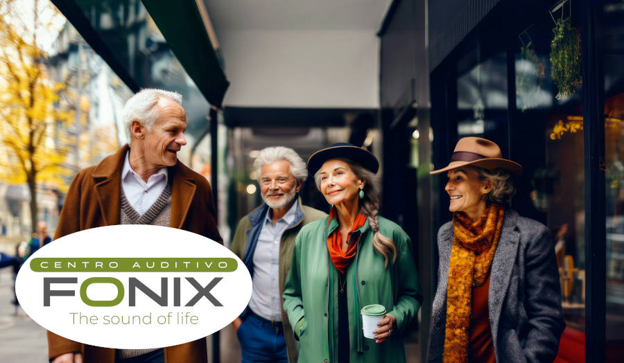 Familia con audífonos