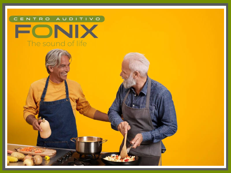 Dos hombres cocinando