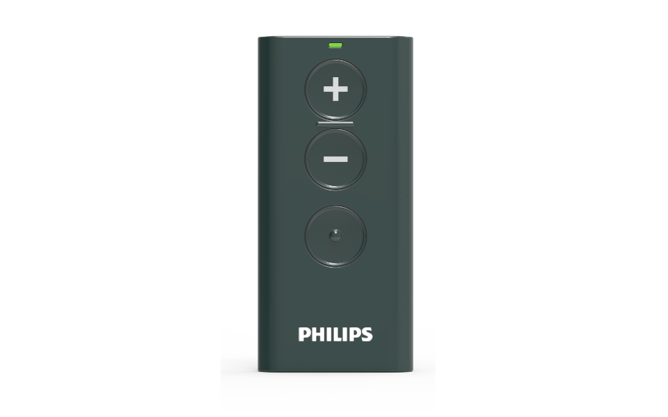 Control remoto de audífonos