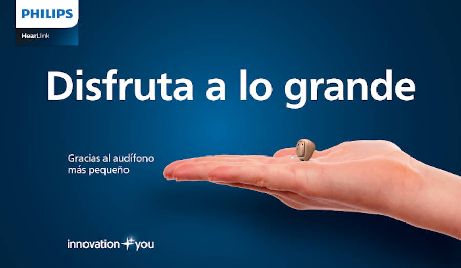 El audífono más pequeño es de Philips Hearing Solutions